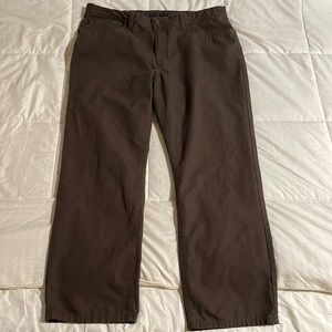 Weatherproof Men’s Brown Khaki Pants, Size 38x30